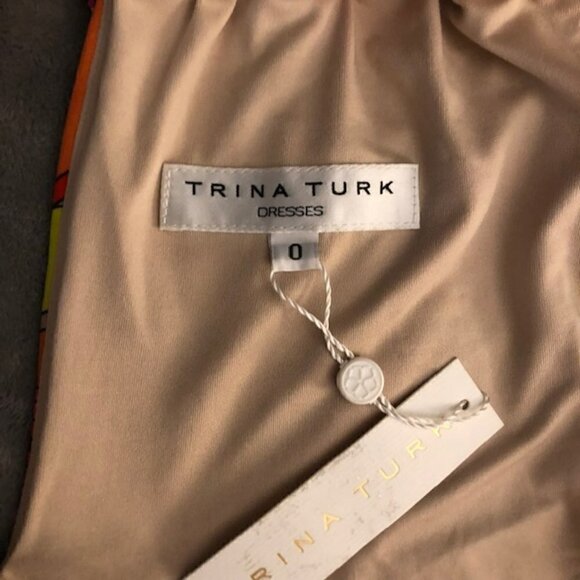 NWT Trina Turk Bennie Maxi Dress 0 - Picture 3 of 8